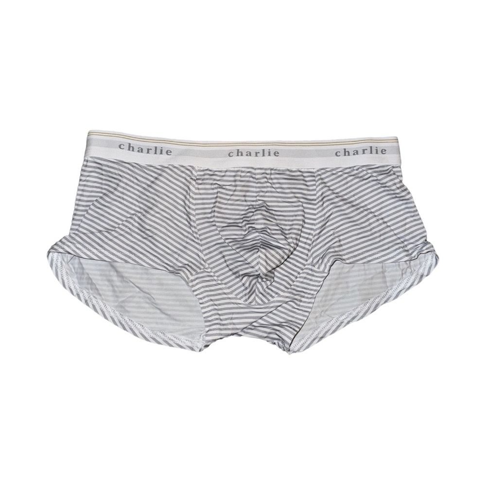 Charlie By MZ Men’s Striped Trunks Size Medium